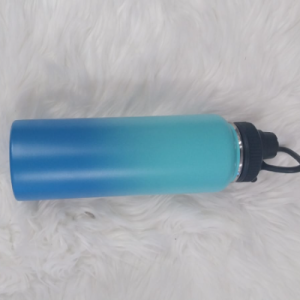 40 onz 2 collor aqua/darker blue