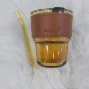 13 onz brown glass transparent
