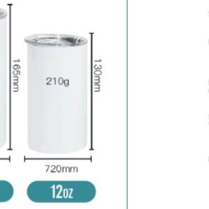 Sublimation Skinny Tumbler 14oz