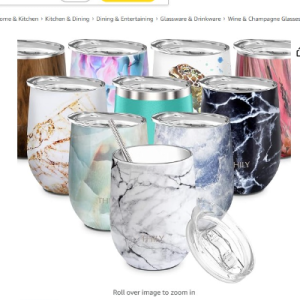 Tumbler 12oz With Designs/Patterns/Metallic/Glitter