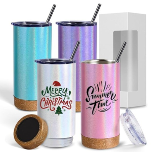 Tumbler Sublimation Glitter 16oz