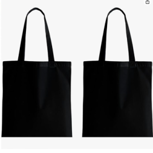 Sublimation Black Totebag 2 SIDED