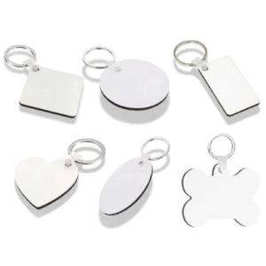 Keychain Wood Circle