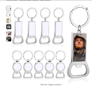 Sublimation Metal Keychain Round