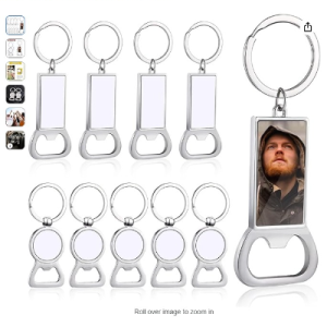 Sublimation Metal keychain Rechthoek