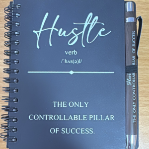 Verb HUSTLE Journal with pen