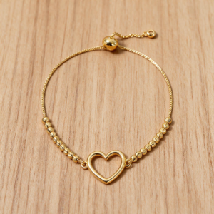 Gold Bracelet Heart