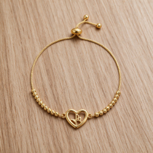 Gold Heart Bracelet
