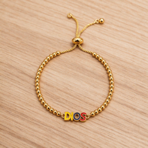 Dios Colombia Color Bracelet Gold