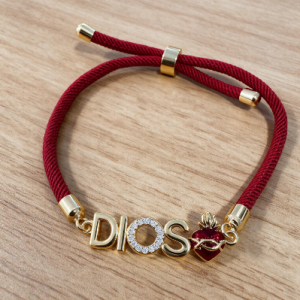 Red Dios Heart Bracelet