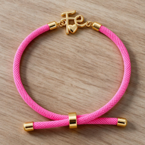 Pink Fe Gold Bracelet