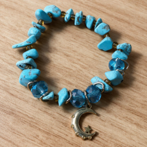 Baby Blue Moon Stone bracelet
