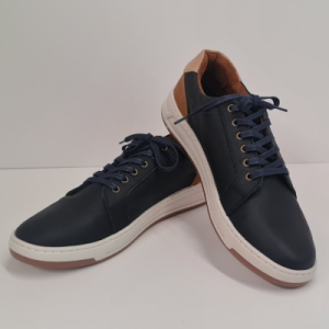 Azul Cuero Hombre