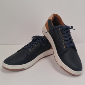 Azul Cuero Hombre