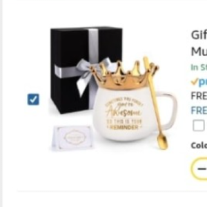 Coffee Crown Mug Set White